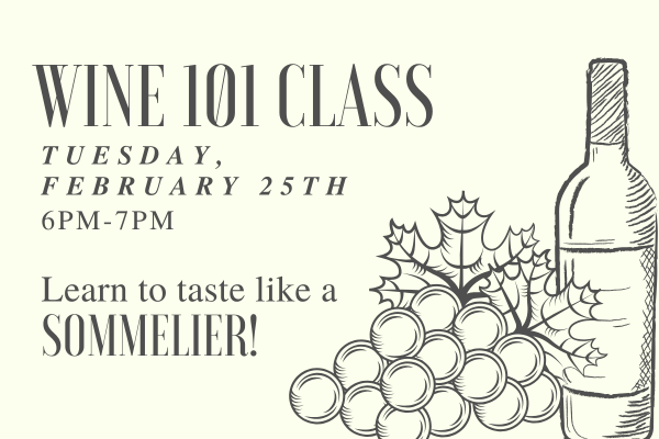 Wine 101 Class - 2/25/25